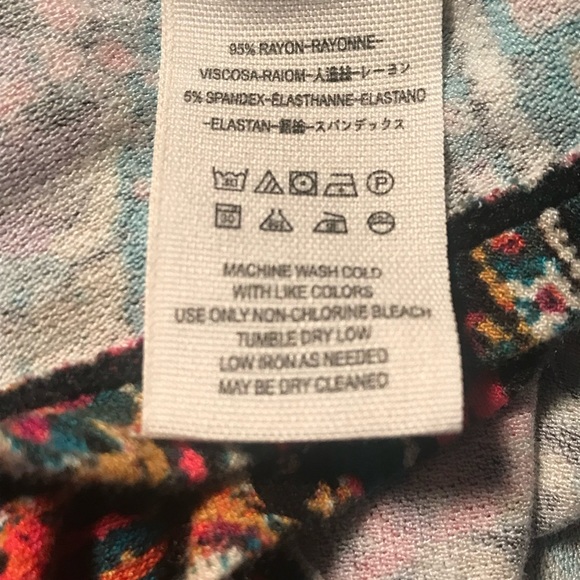 Free People All Dolled Up long sleeve paisley print mini dress. - Picture 10 of 11